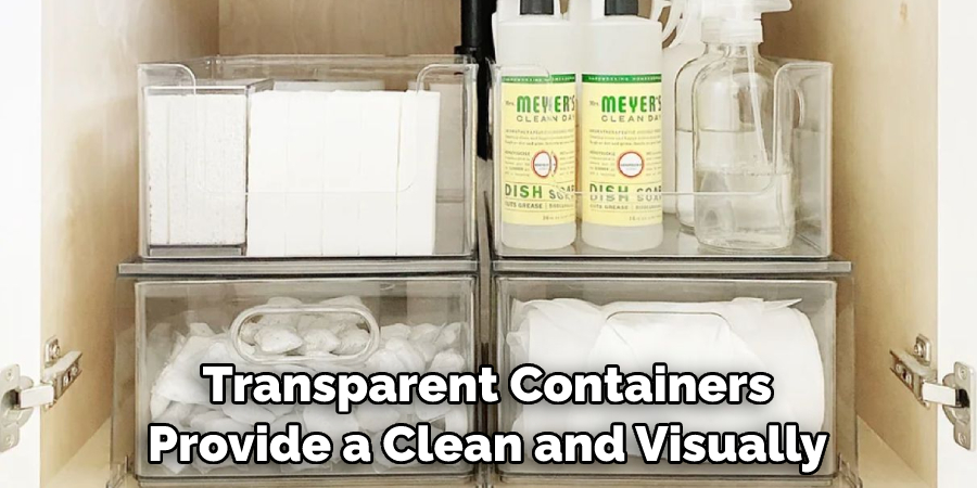 Transparent Containers Provide a Clean and Visually