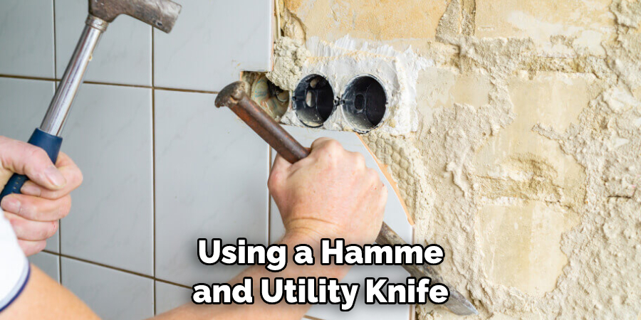 Using a Hammer and Utility Knife