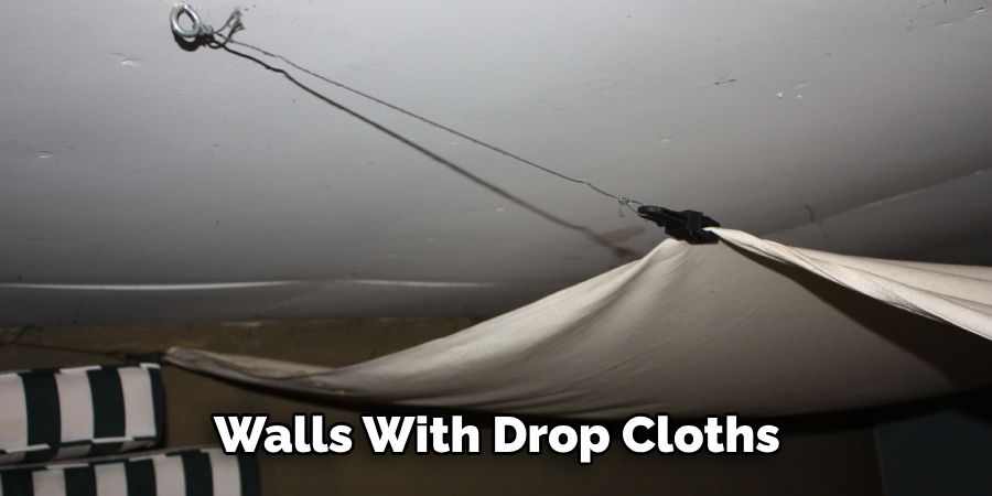 Walls With Drop Cloths