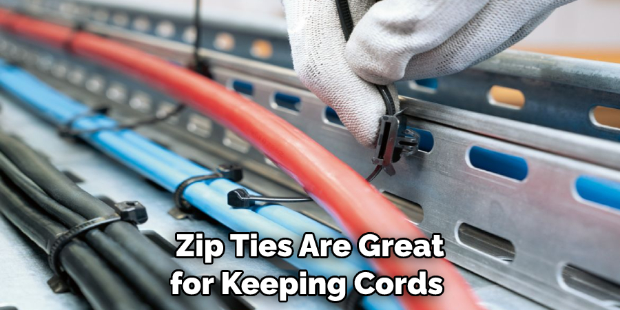 Zip Ties Are Great for Keeping Cords 