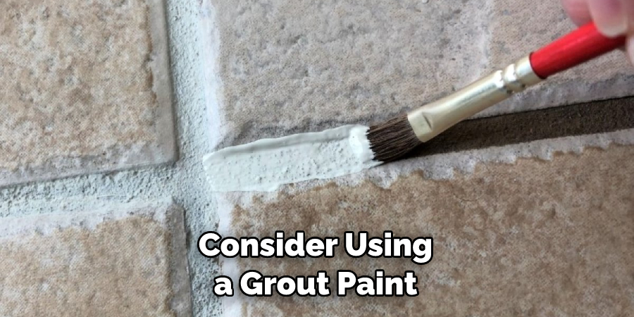 Consider Using a Grout Paint