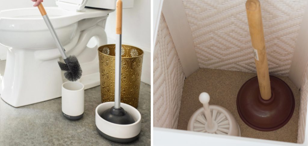 How to Hide Plunger and Toilet Brush