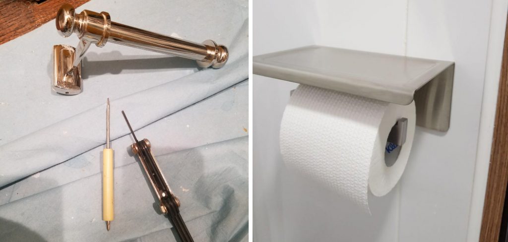 How to Remove Toilet Paper Holder without Set Screws