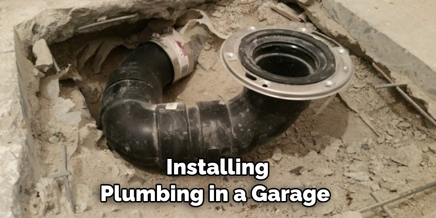 Installing Plumbing in a Garage 