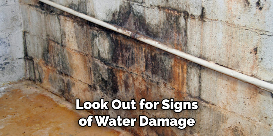 Look Out for Signs of Water Damage