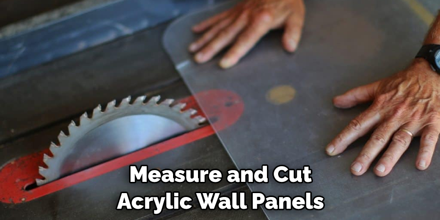 Measure and Cut Acrylic Wall Panels