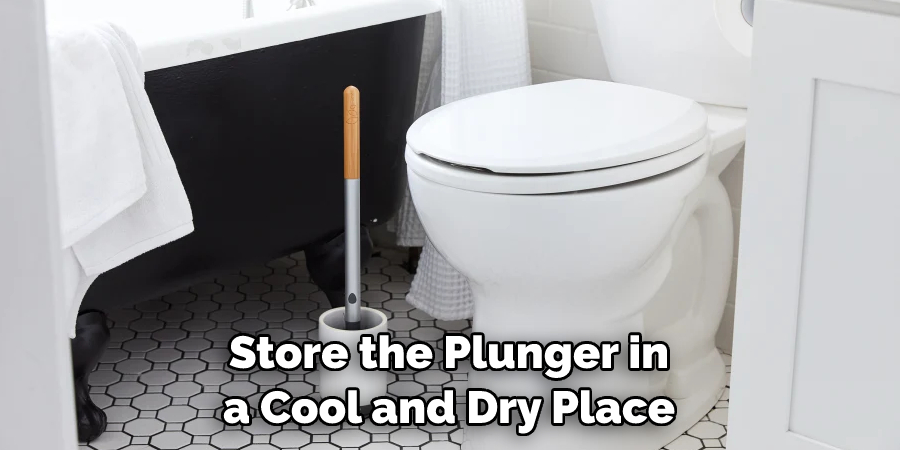 Store the Plunger in a Cool and Dry Place