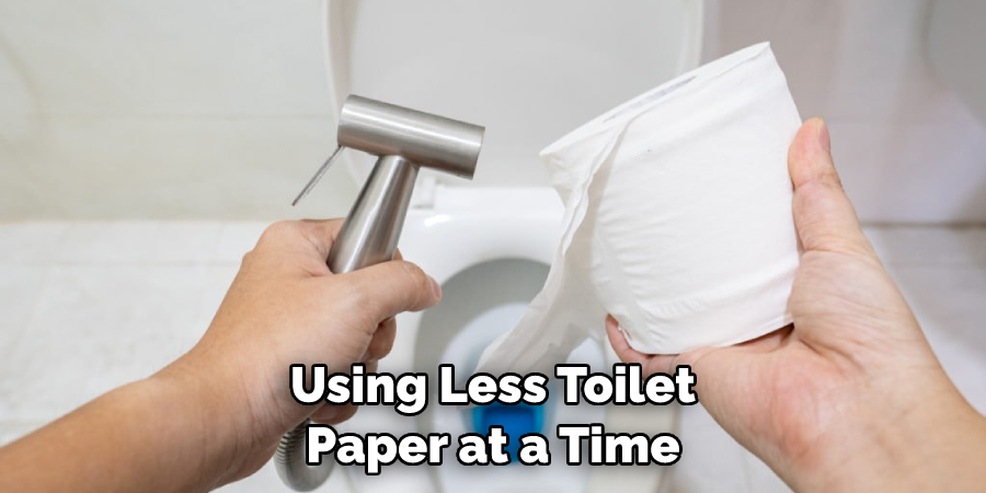 Using Less Toilet Paper at a Time