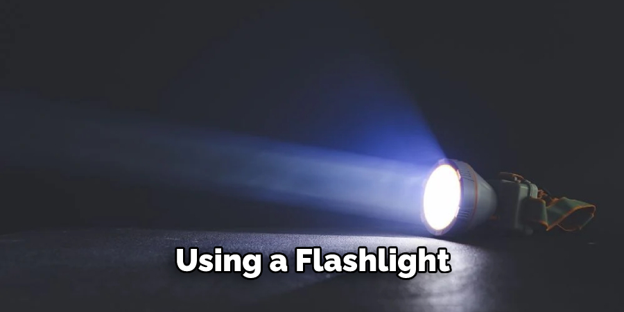 Using a Flashlight