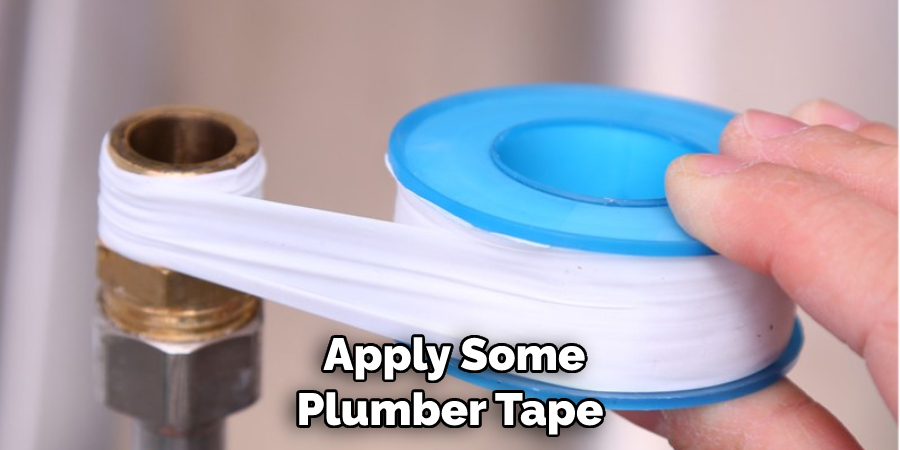  Apply Some Plumber Tape