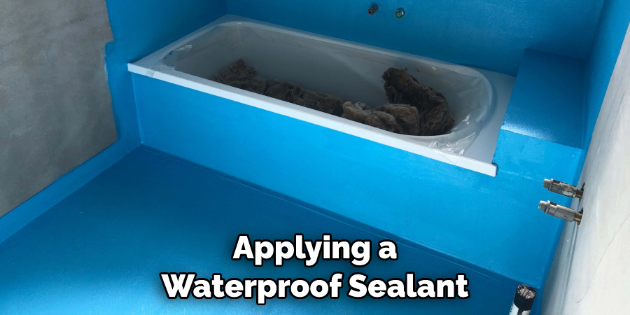 Applying a Waterproof Sealant