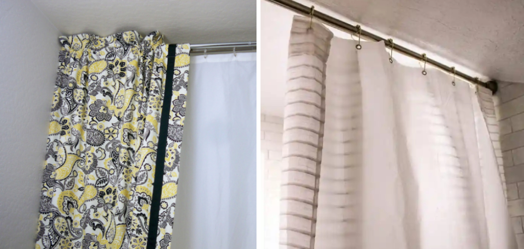 How to Hang Shower Curtain and Liner on One Rod