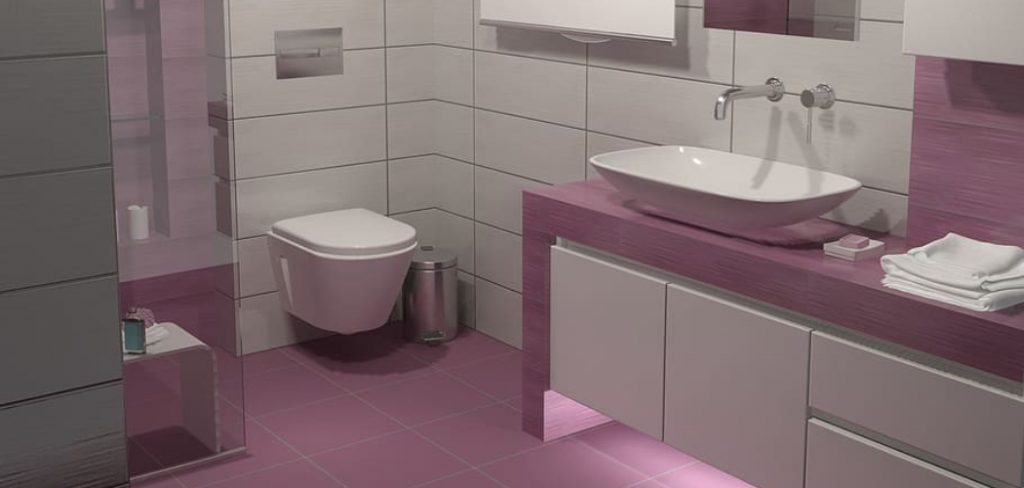 How to Update Pink Tile Bathroom