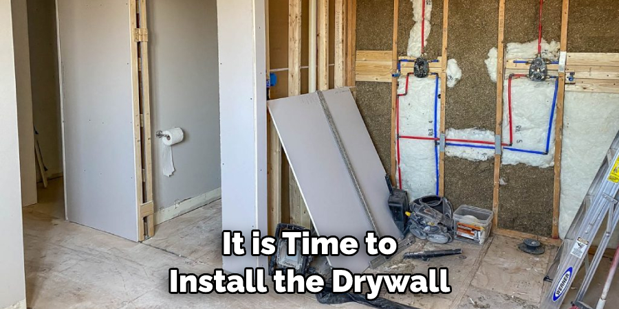 It is Time to Install the Drywall