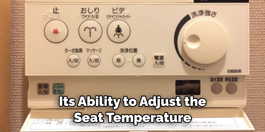 Its Ability to Adjust the Seat Temperature