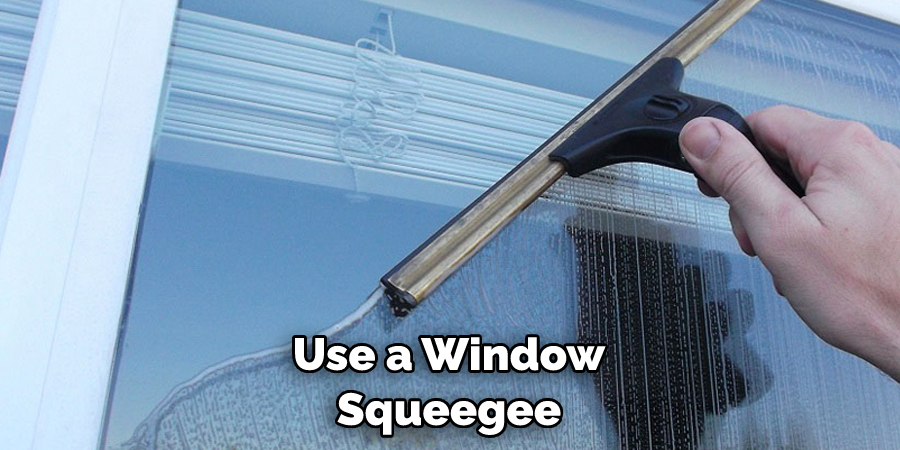 Use a Window Squeegee