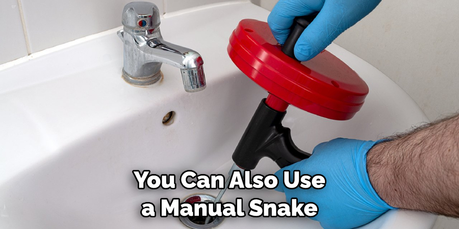 You Can Also Use a Manual Snake