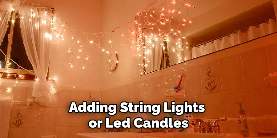 Adding String Lights or Led Candles