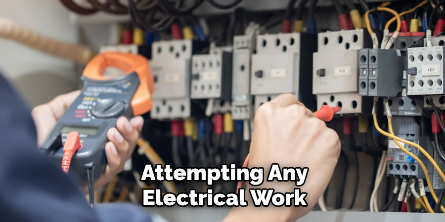 Attempting Any Electrical Work