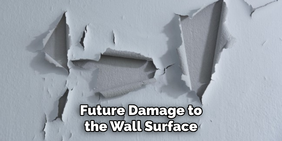 Future Damage to the Wall Surface