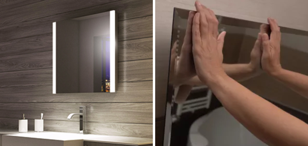 How to Hang a Bathroom Mirror Without Drilling