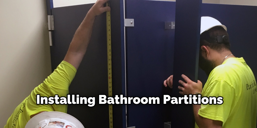 Installing Bathroom Partitions