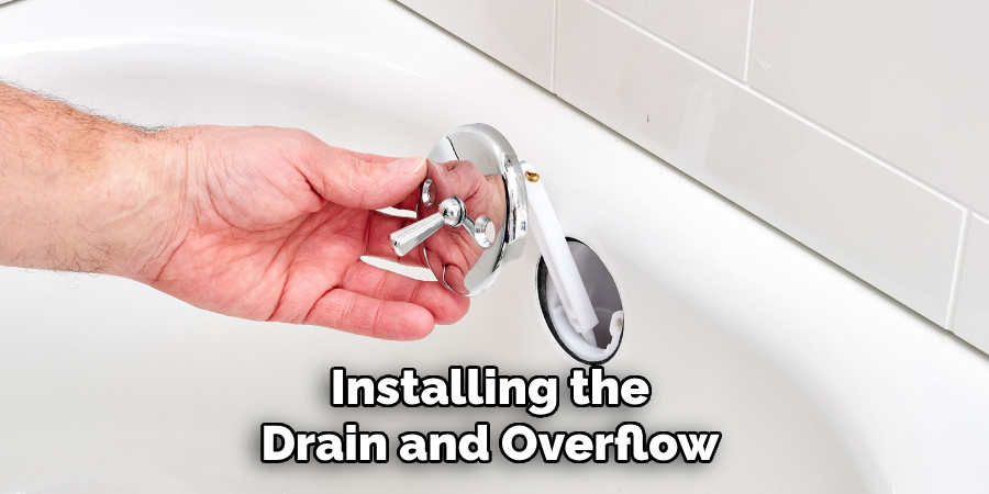 Installing the Drain and Overflow