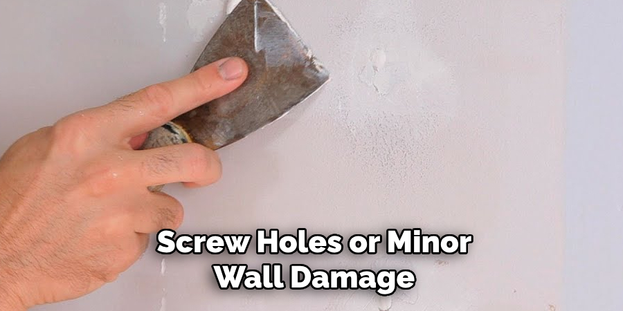 Screw Holes or Minor Wall Damage