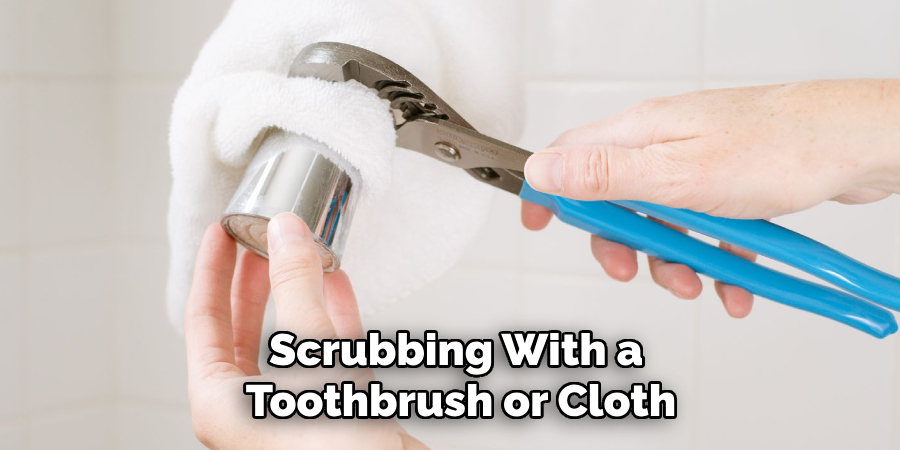 Scrubbing With a Toothbrush or Cloth