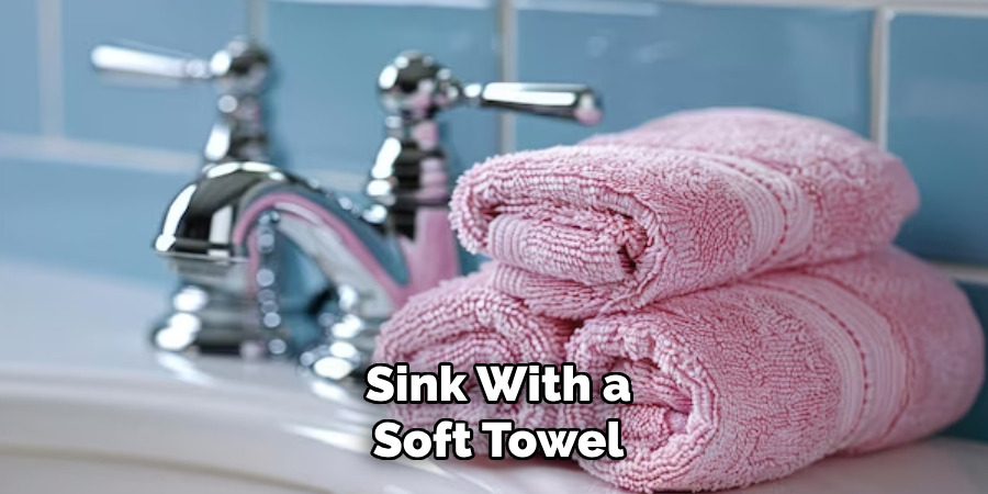 Sink With a Soft Towel