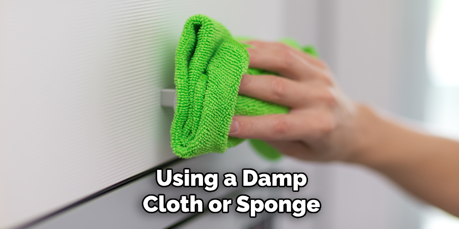 Using a Damp Cloth or Sponge