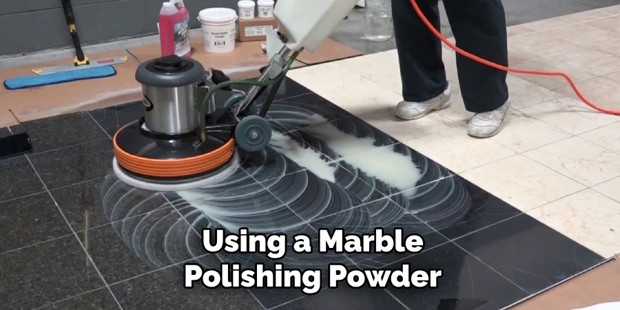 Using a Marble Polishing Powder