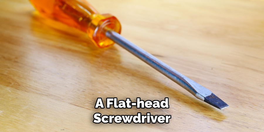 A Flat-head Screwdriver