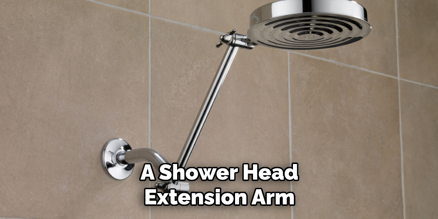 A Shower Head Extension Arm