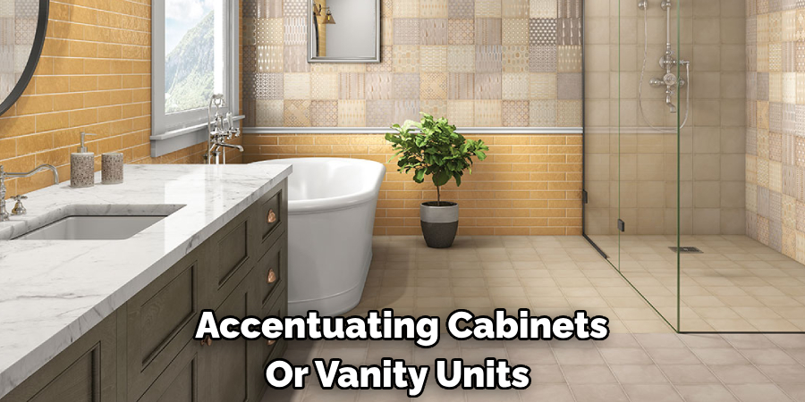 Accentuating Cabinets Or Vanity Units 