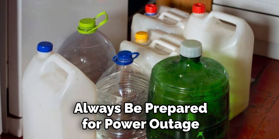 Always Be Prepared for Power Outage