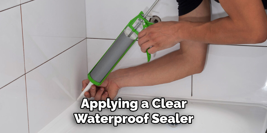 Applying a Clear Waterproof Sealer