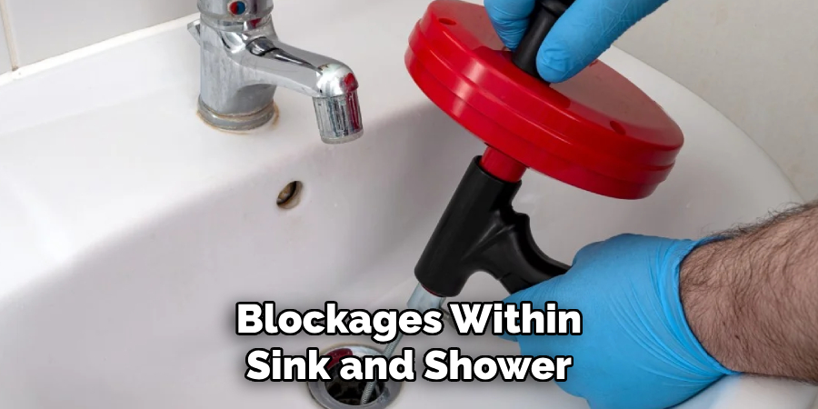 Blockages Within Sink and Shower