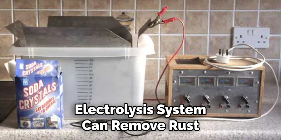 Electrolysis System Can Remove Rust