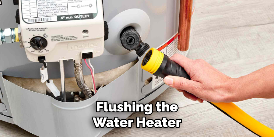 Flushing the Water Heater