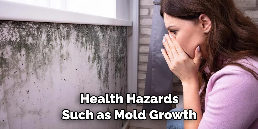 Health Hazards Such as Mold Growth