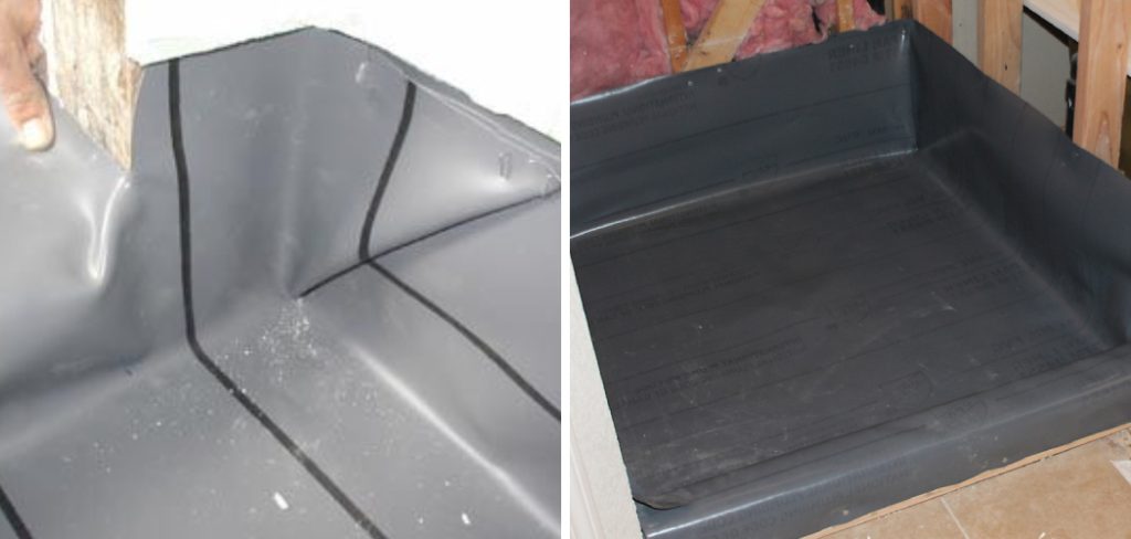 How to Install Shower Pan Liner Over Curb