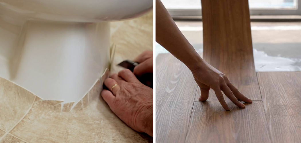 How to Lay Lino in Bathroom