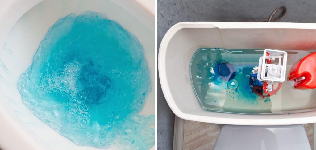 How to Make Toilet Water Blue