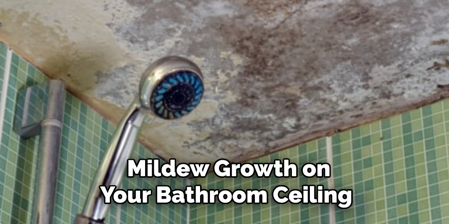  Mildew Growth on Your Bathroom Ceiling