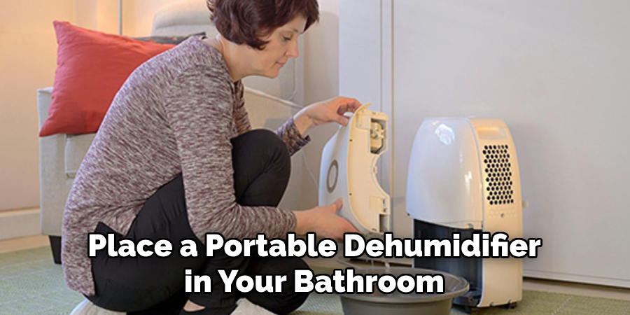 Place a Portable Dehumidifier in Your Bathroom