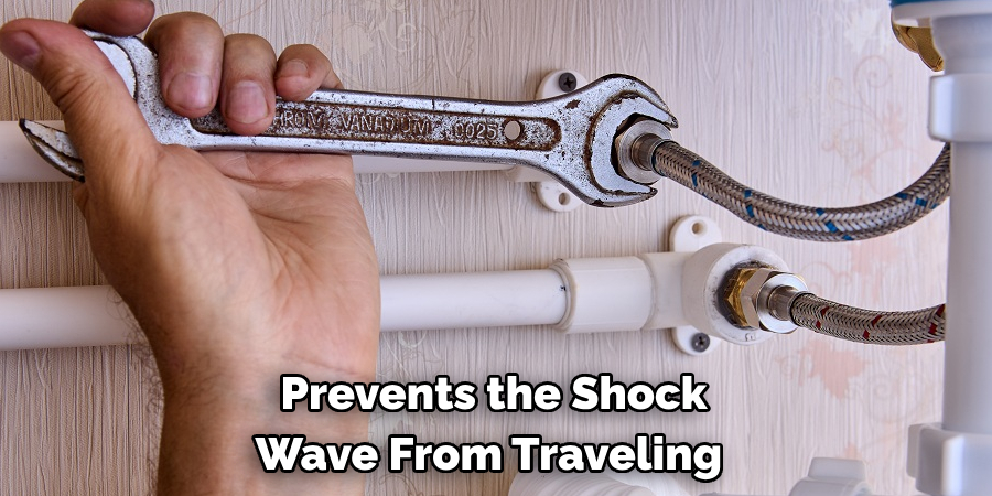 Prevents the Shock  Wave From Traveling