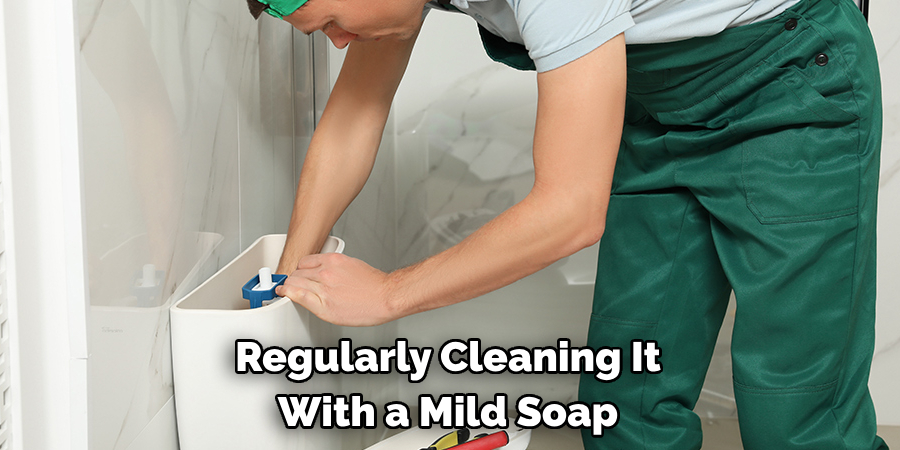 Regularly Cleaning It With a Mild Soap 