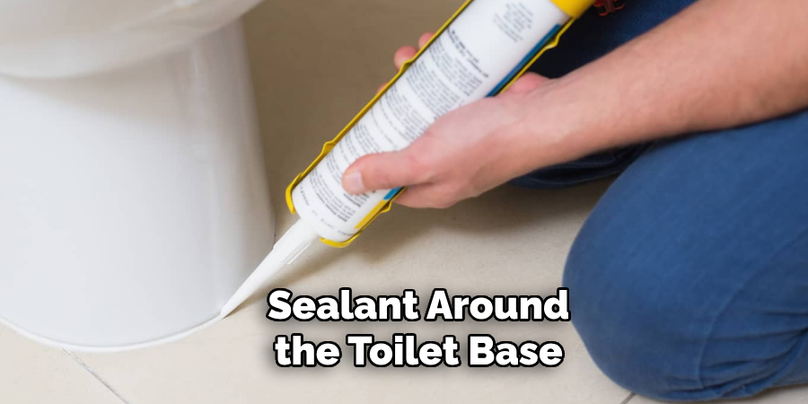 Sealant Around the Toilet Base