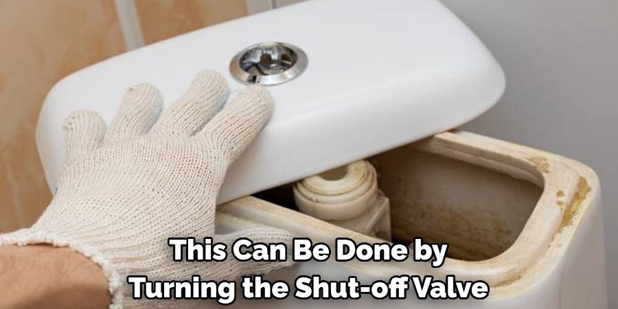 This Can Be Done by Turning the Shut-off Valve